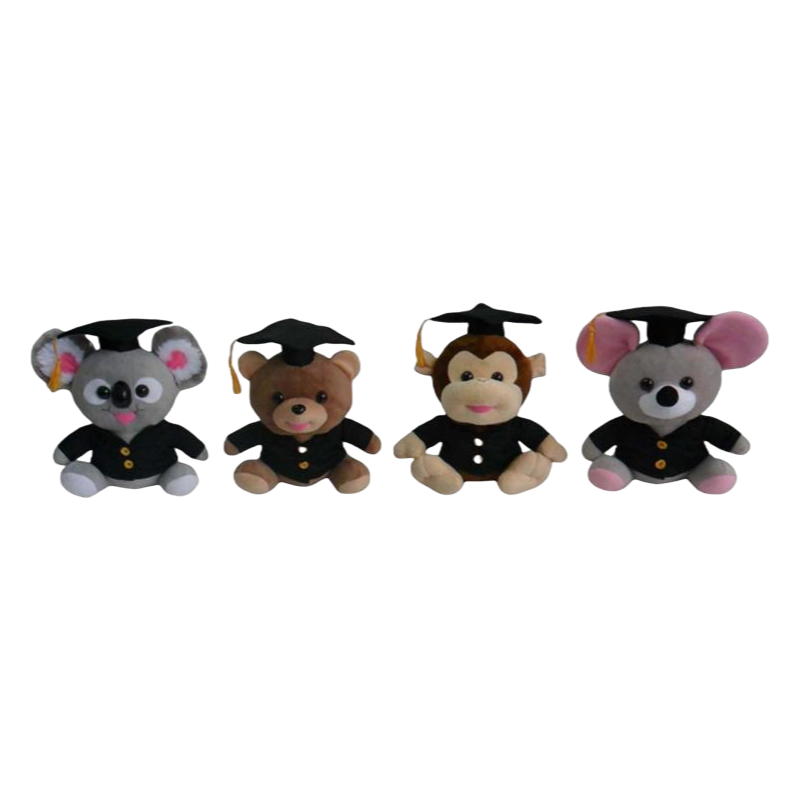 Customized Plush Animal Toys (15GT-1413) - Factory Direct Supply Pirate Cat Elephant Bear Monkey for Retail & Wholesale