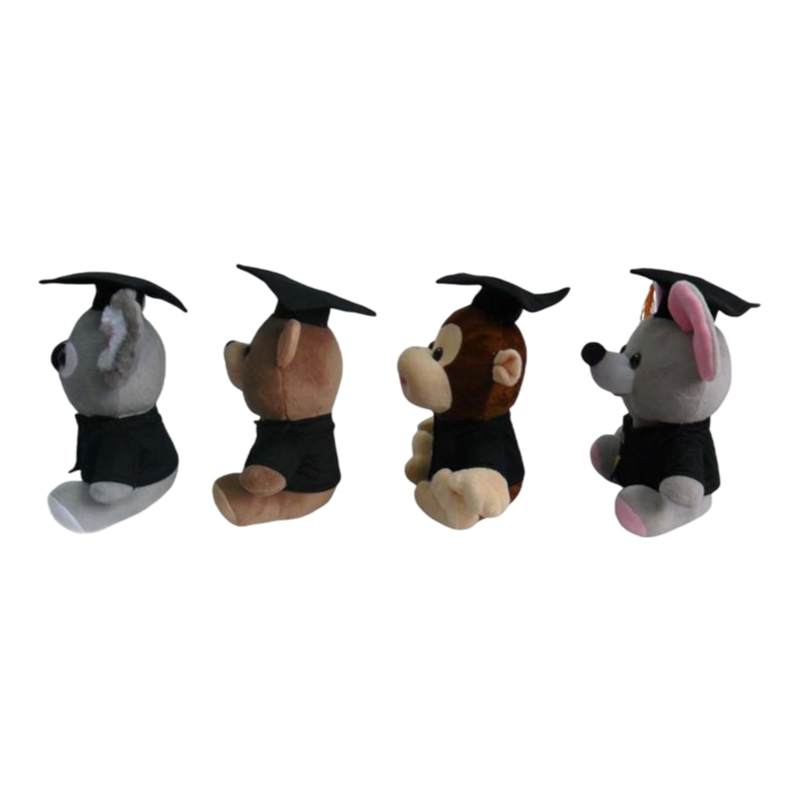 Customized Plush Animal Toys (15GT-1413) - Factory Direct Supply Pirate Cat Elephant Bear Monkey for Retail & Wholesale