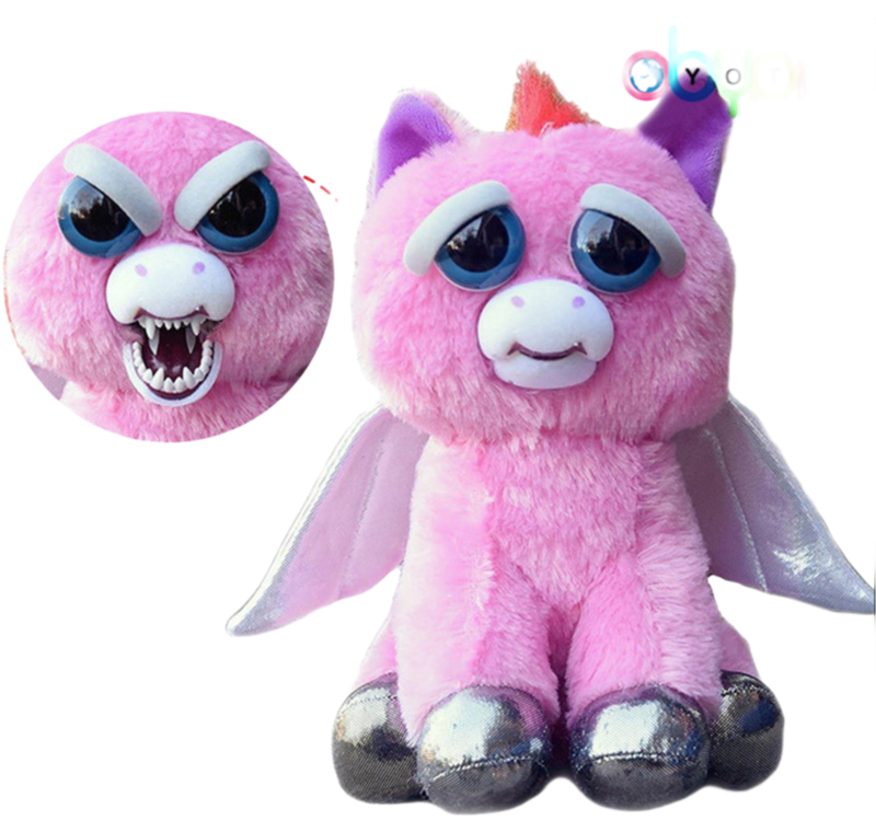 Wholesale Changing Expression Unicorn Plush Stuffed Animal for Promotions