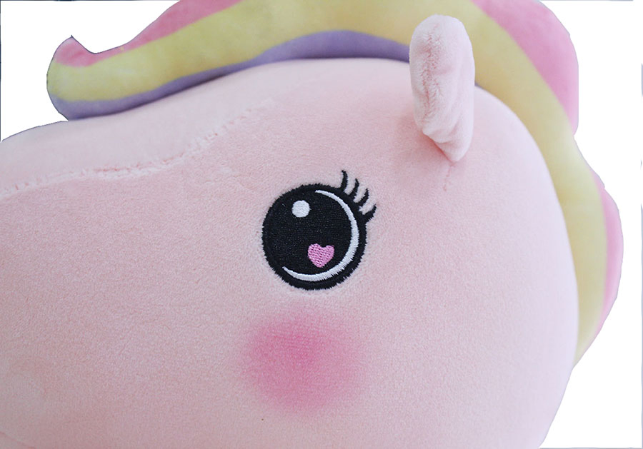 Custom Plush Unicorn Stuffed Animal Toy with PP Cotton Filling for Kids and Home Decor