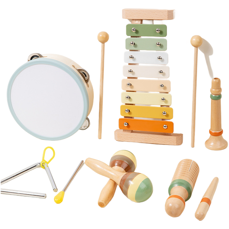Premium Wooden Montessori Educational Toys for Kids - Sensory Learning Games & STEM Building Blocks