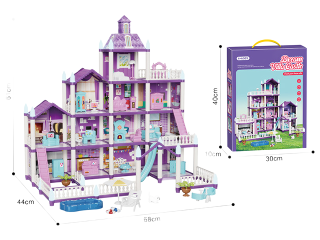 DIY Educational Luminous Castle Building Blocks Toy Set for Kids STEM Learning