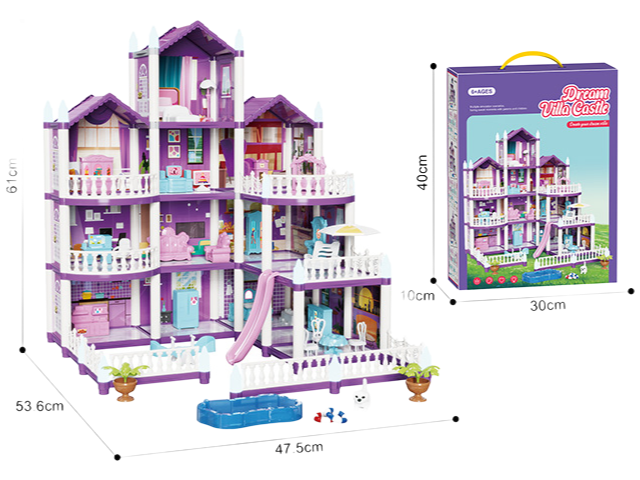 DIY Educational Luminous Castle Building Blocks Toy Set for Kids STEM Learning