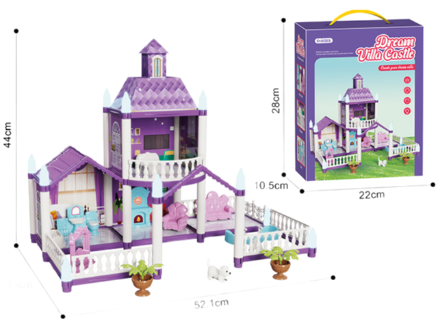 DIY Educational Luminous Castle Building Blocks Toy Set for Kids STEM Learning