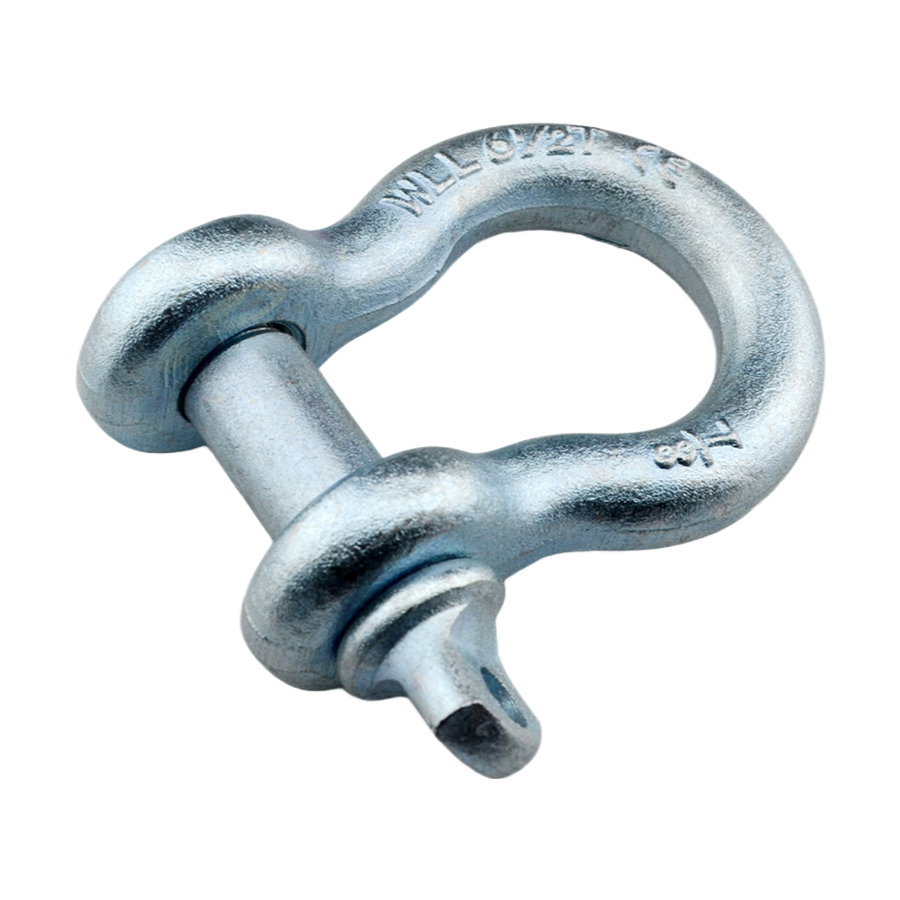 3/4 Inch 4.75t G209 Carbon Steel Bow Shackle - US Standard Rigging Hardware for Lifting
