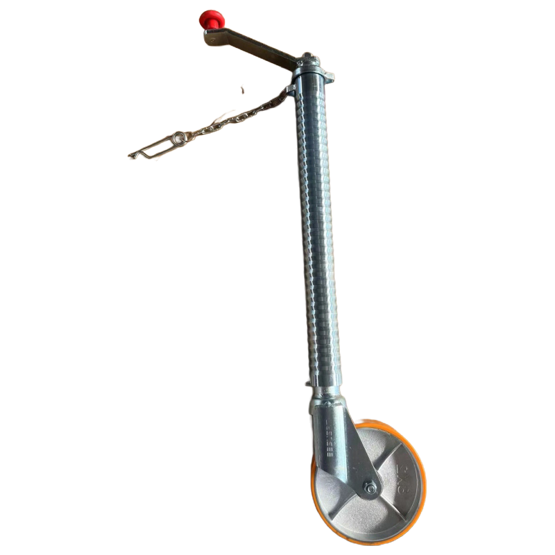 Factory Direct Trailer Jacks with Adjustable Height, Rubber/Plastic Wheels, Zinc Plated Surface (350-7500lbs)