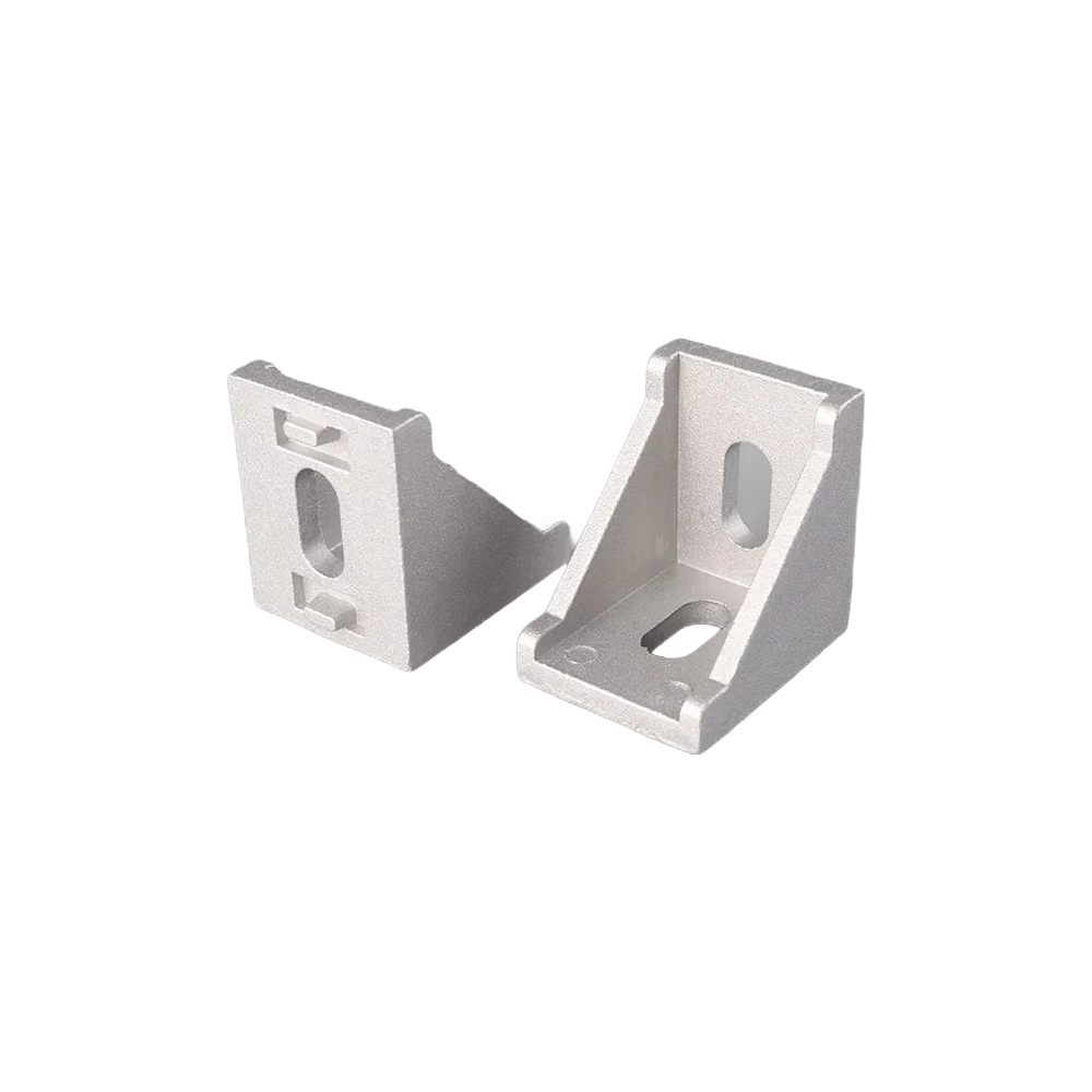 135 Degree Aluminium Extrusion Profile Brackets - 2 Keyhole & 4 Keyhole Angle Brackets for Industrial Applications