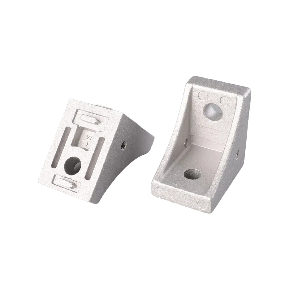 135 Degree Aluminium Extrusion Profile Brackets - 2 Keyhole & 4 Keyhole Angle Brackets for Industrial Applications