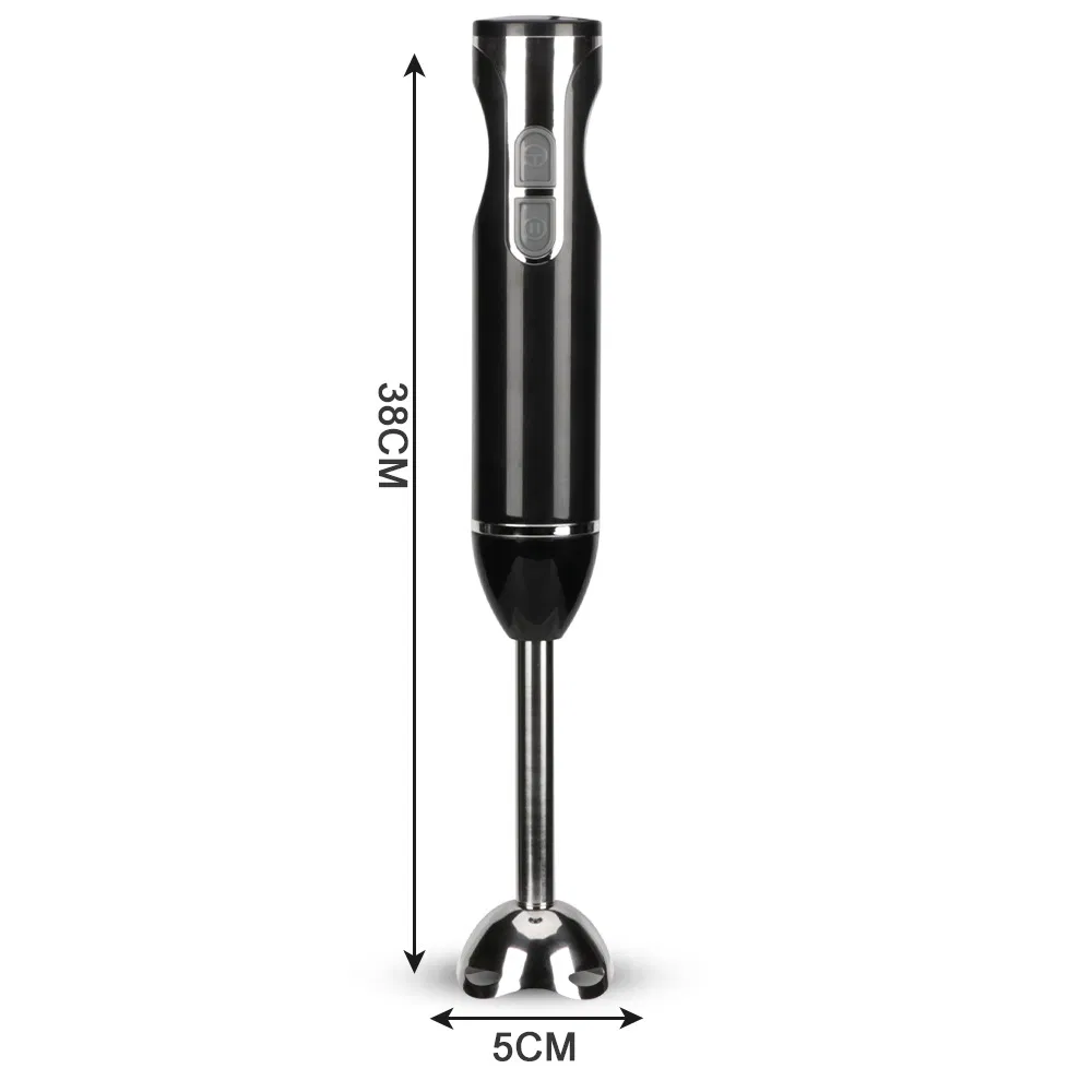 800W High Power Immersion Hand Blender with Detachable Base - Stainless Steel Kitchen Stick Blender