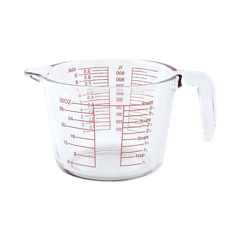 High-Quality Glass Measuring Cup for Baking and Cooking - Oven Safe Kitchen Measuring Tool
