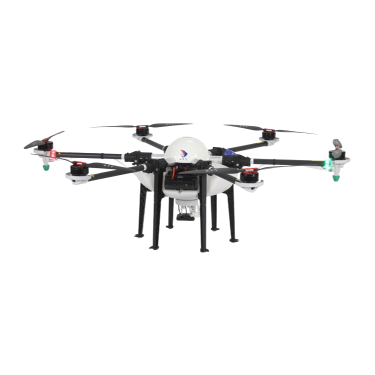 High Efficiency 10kg Payload TTA M6E1 Foldable Agricultural Spraying Drone with LED