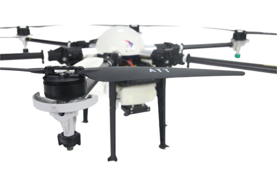High Efficiency 10kg Payload TTA M6E1 Foldable Agricultural Spraying Drone with LED