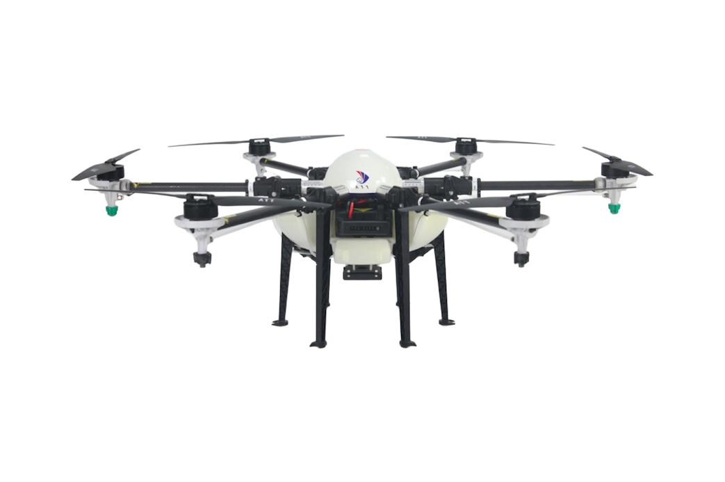 High Efficiency 10kg Payload TTA M6E1 Foldable Agricultural Spraying Drone with LED