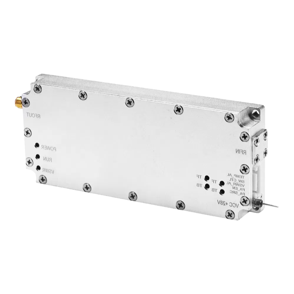 Compact 119x50x16mm RF Power Amplifier for Wireless Communication Systems