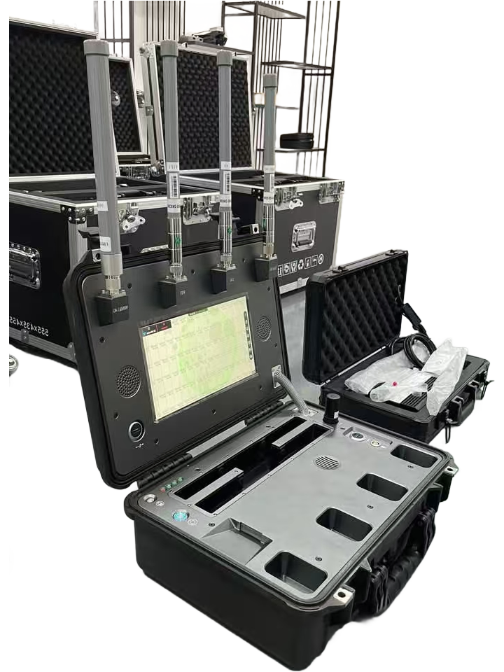 High-Performance Portable Drone Detector with 120M Bandwidth for Security Applications