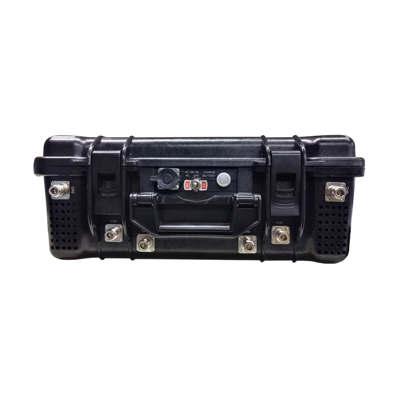 6 Antennas 75W Portable Drone Jammer with 300m Coverage - DJPL6 Anti-Drone Defense System
