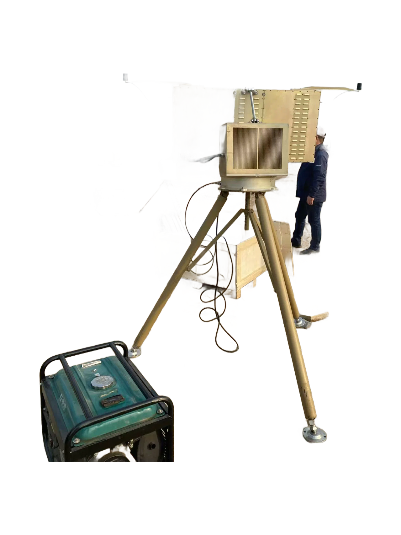 Military-Grade 15km Long-Range Drone Detection Radar System with UAV Countermeasure Integration