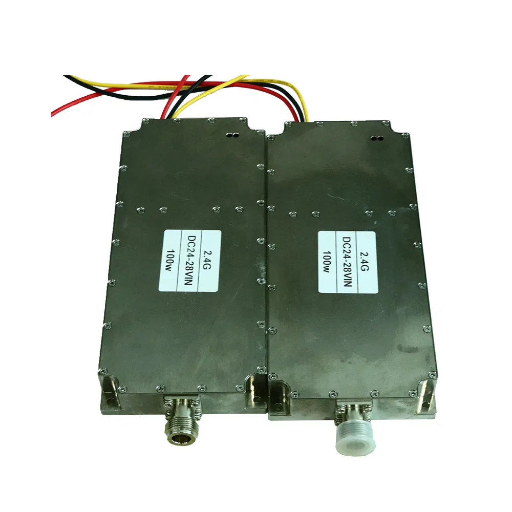 High Power 100W RF Amplifier Module for Anti-FPV Drone Systems 200-300MHz Frequency Range