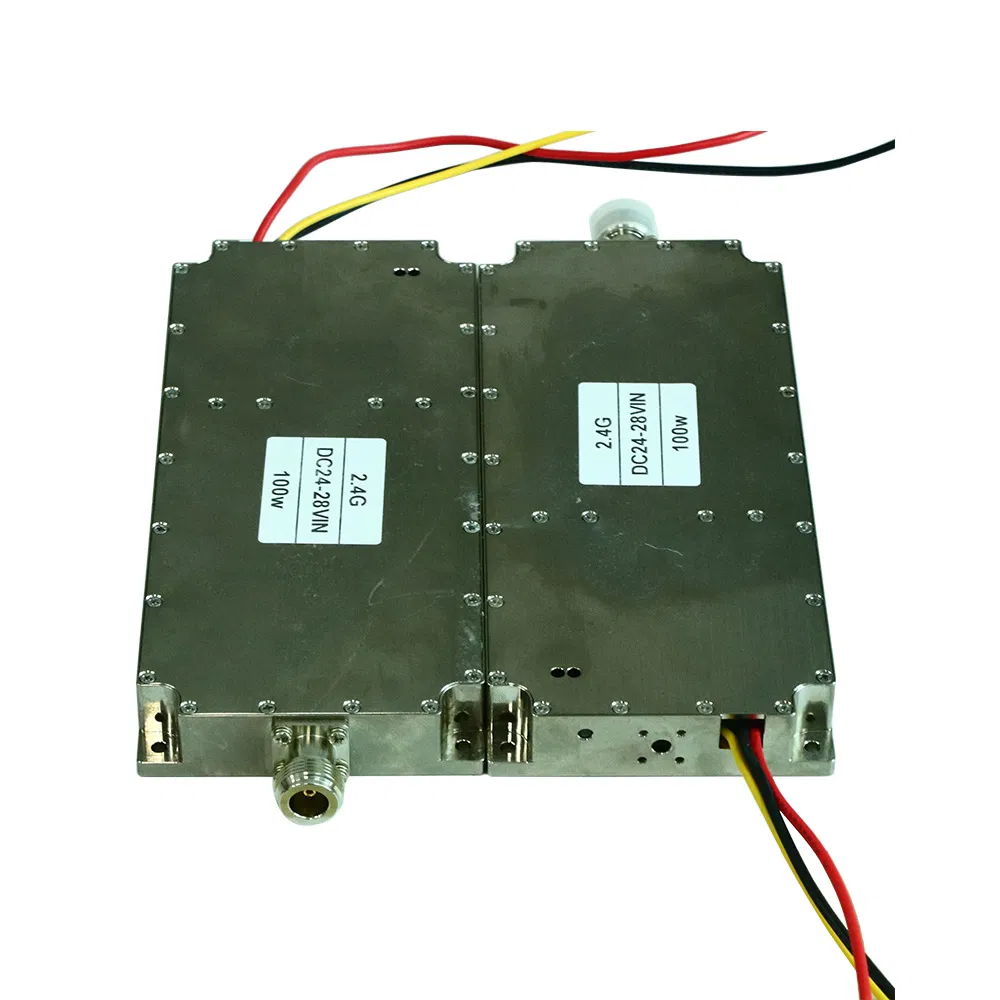 High Power 100W RF Amplifier Module for Anti-FPV Drone Systems 200-300MHz Frequency Range