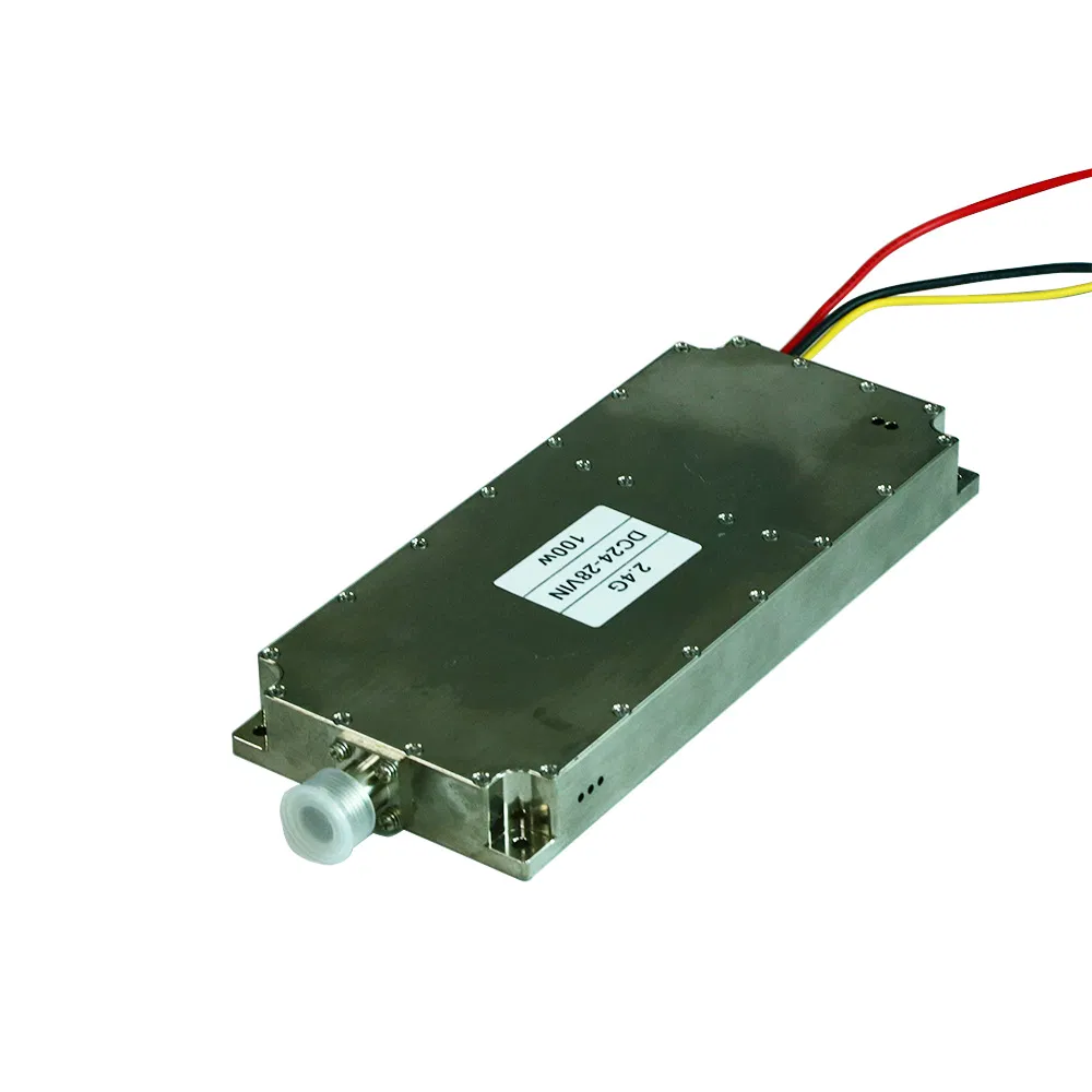 High Power 100W RF Amplifier Module for Anti-FPV Drone Systems 200-300MHz Frequency Range