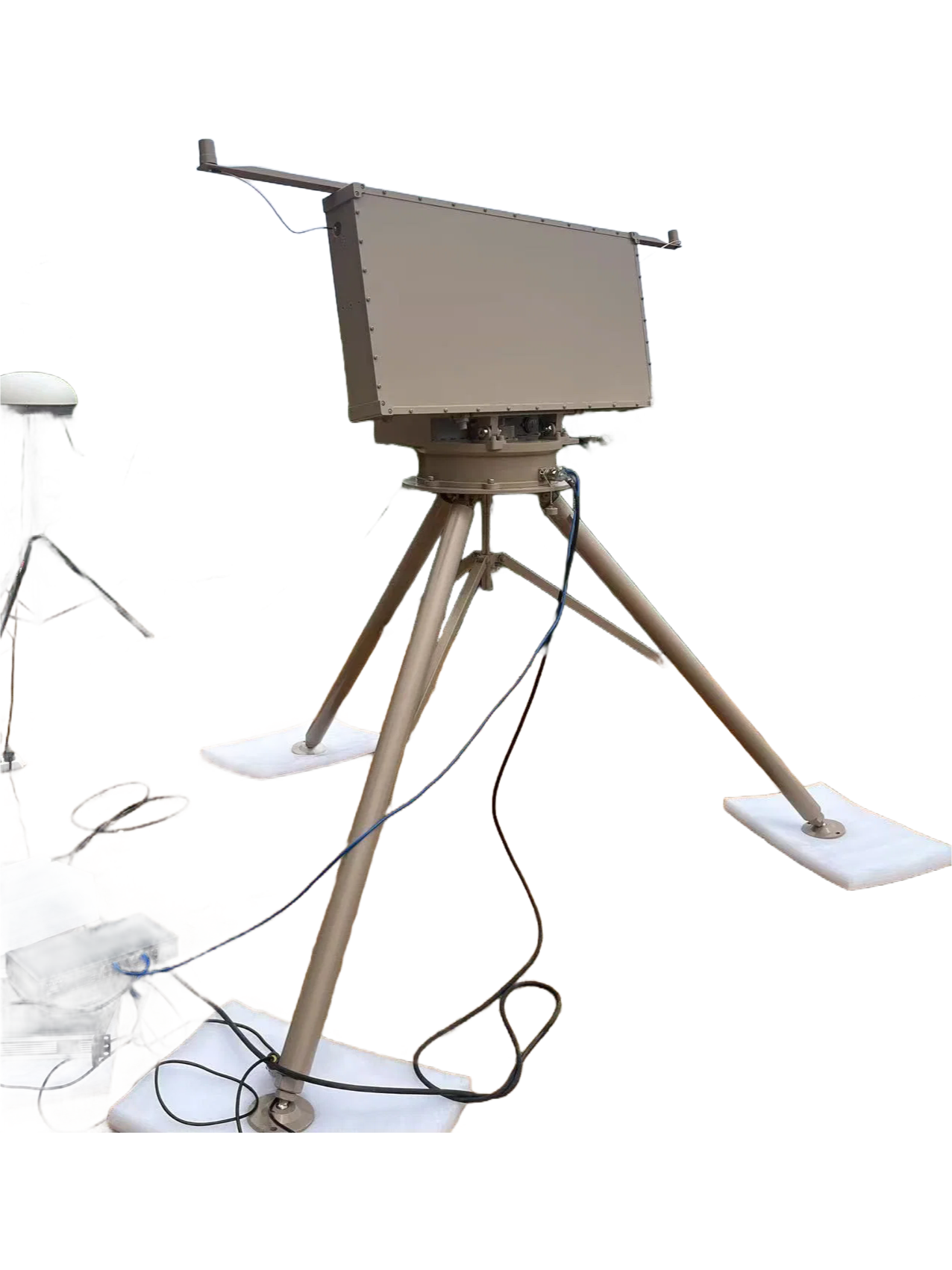 10km Range Mobile Counter-Drone System with X-Band Radar and Directed Energy Defense
