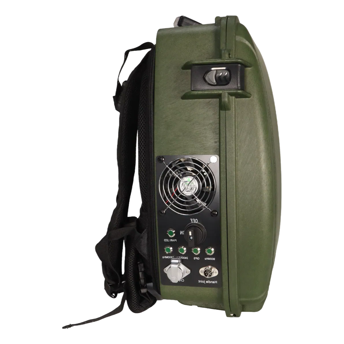 Portable 16.8kg Manpack Jammer with Li-Ion Battery for Law Enforcement Applications