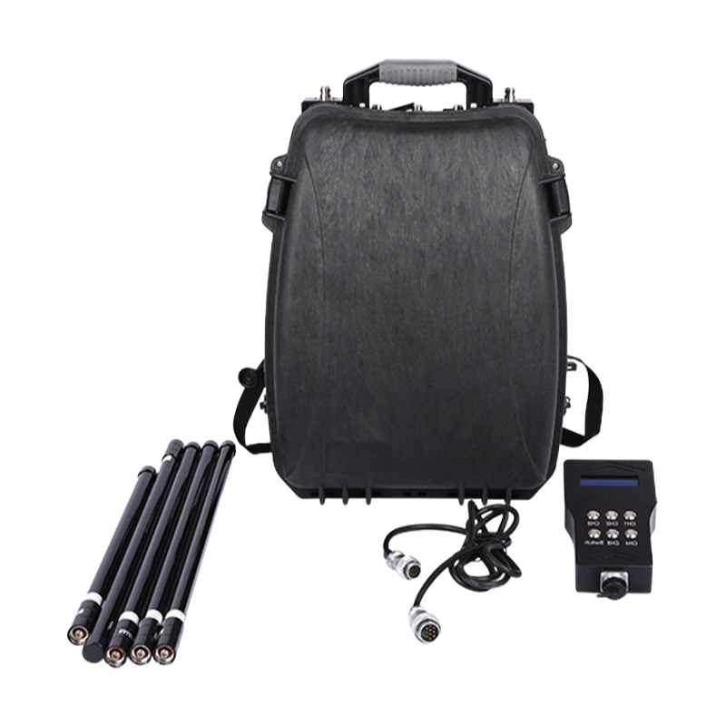 Lightweight Mobile Drone Signal Blocker for Security and Defense Applications