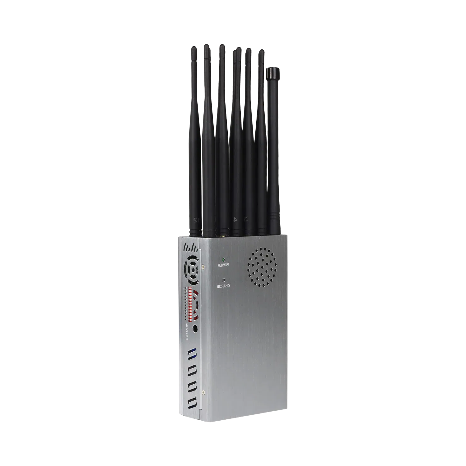Supply Customizable Handheld 2G - 4G GPS WiFi Lojack Jammer P12 – 10000mAh, -20~50℃ Temp, 2kg for Privacy & Security