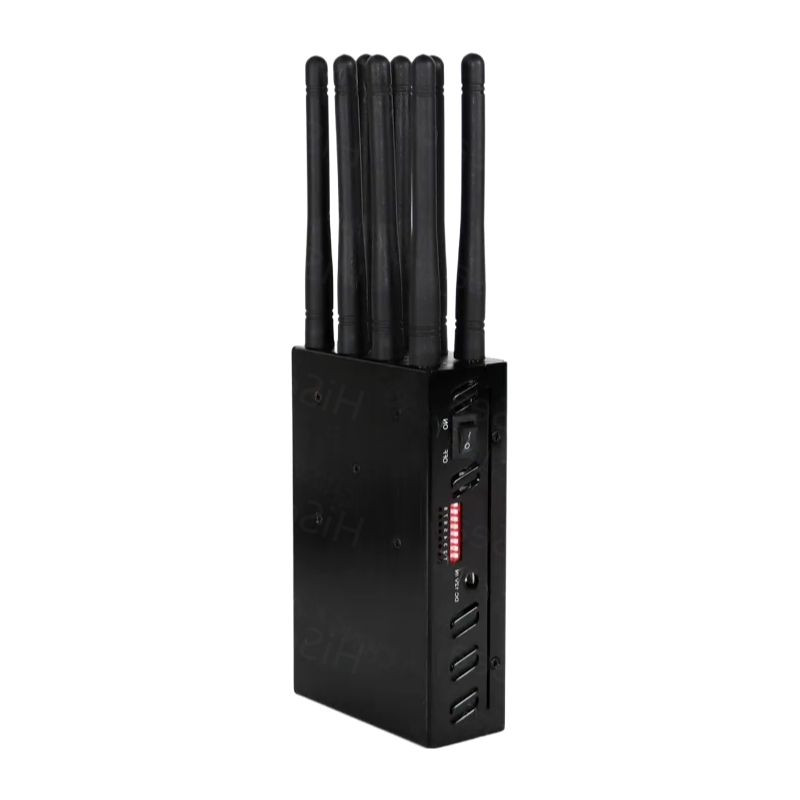 Lightweight Handheld Signal Jammer for 2G 3G 4G 5G WiFi GPS and UHF VHF Frequencies