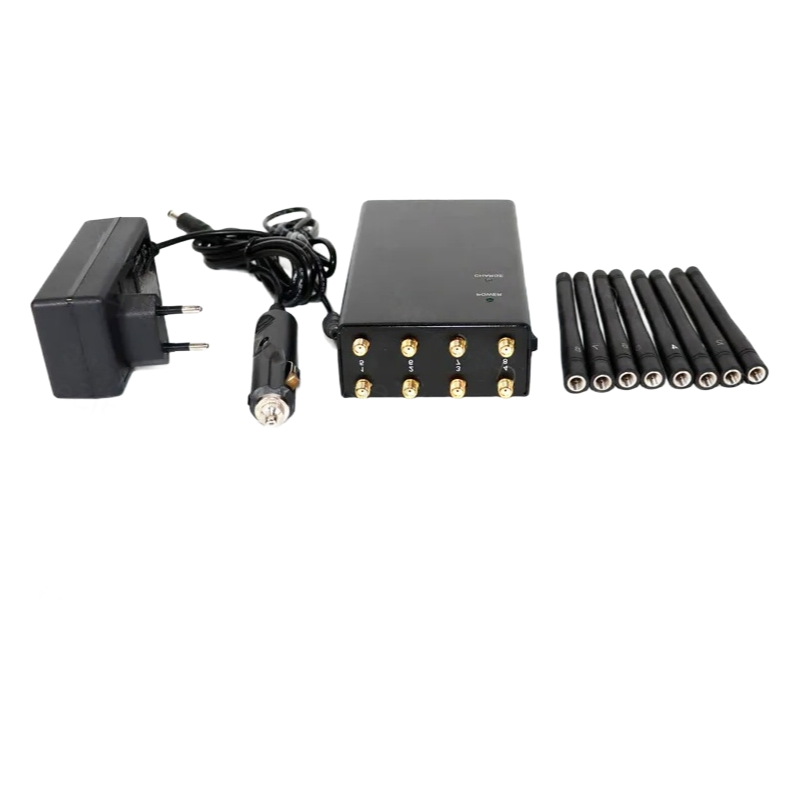 Lightweight Handheld Signal Jammer for 2G 3G 4G 5G WiFi GPS and UHF VHF Frequencies