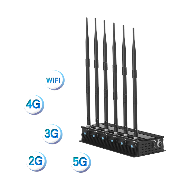 High-Performance Signal Jammer with Multiple Frequency Bands for Secure Environments