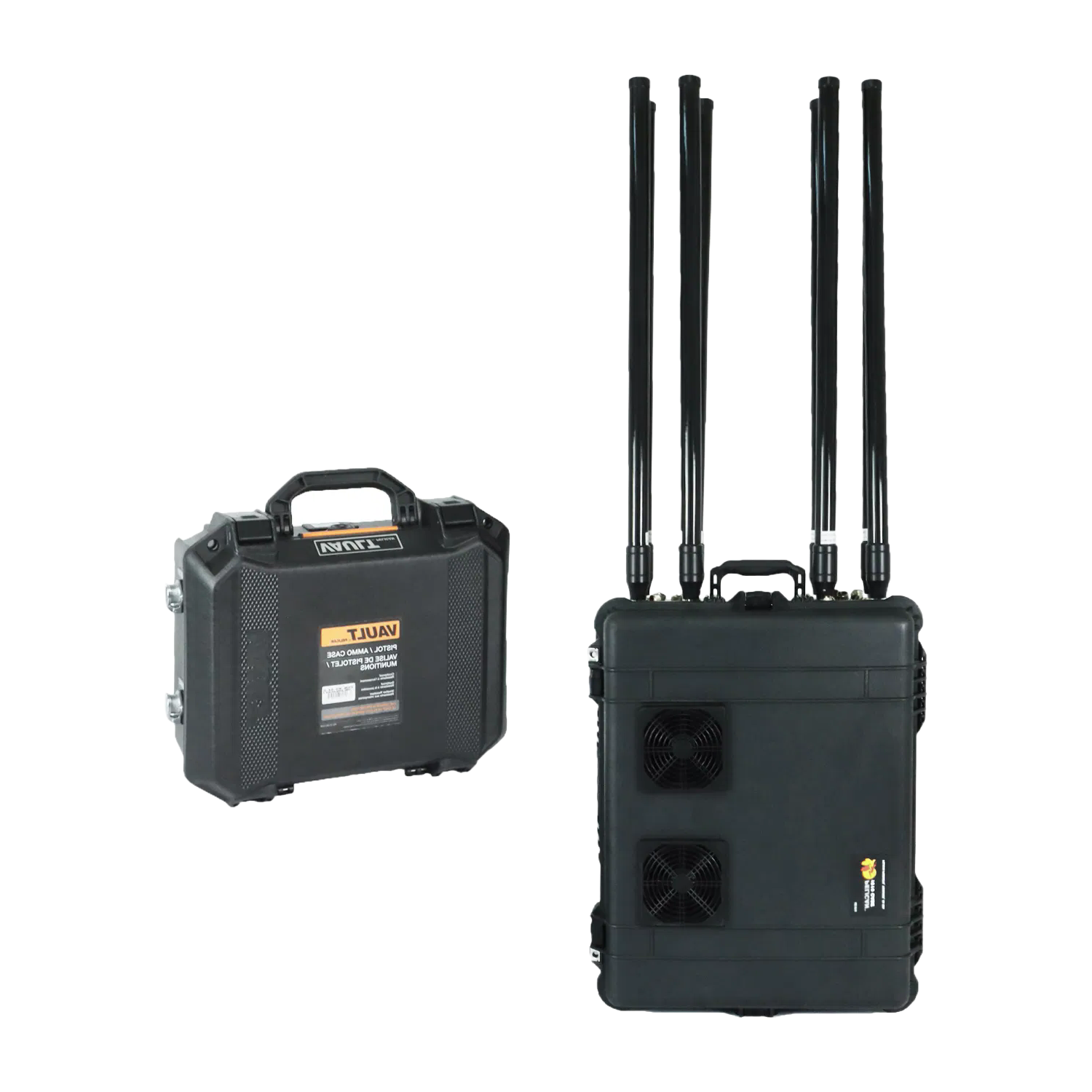 Professional 8-Band Anti-Drone Jammer with 3KM Range - Vehicle Mounted UAV Defense System