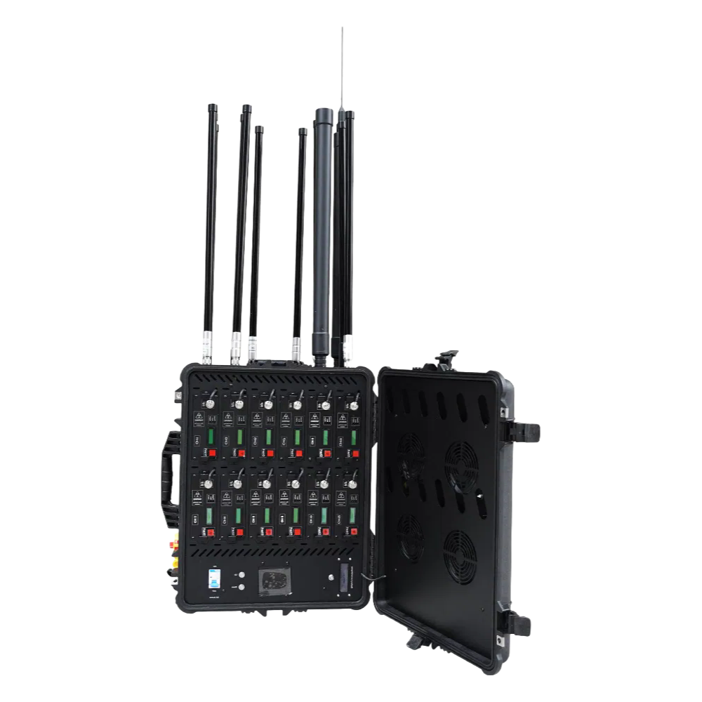 Wholesale OEM Anti-Drone Equipment Chariot-CM with 433MHz-5.8GHz Broadband Jamming Capability