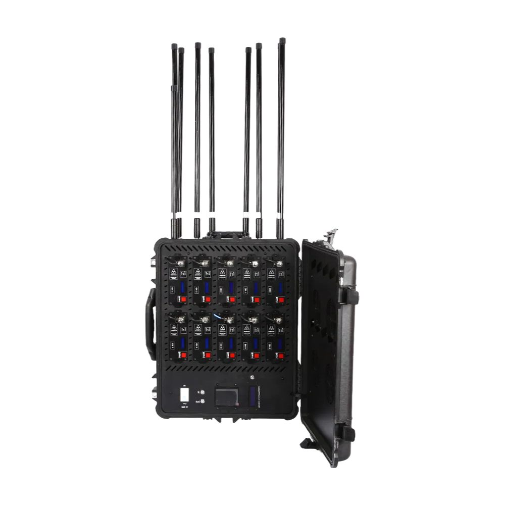 Wholesale OEM Anti-Drone Equipment Chariot-CM with 433MHz-5.8GHz Broadband Jamming Capability