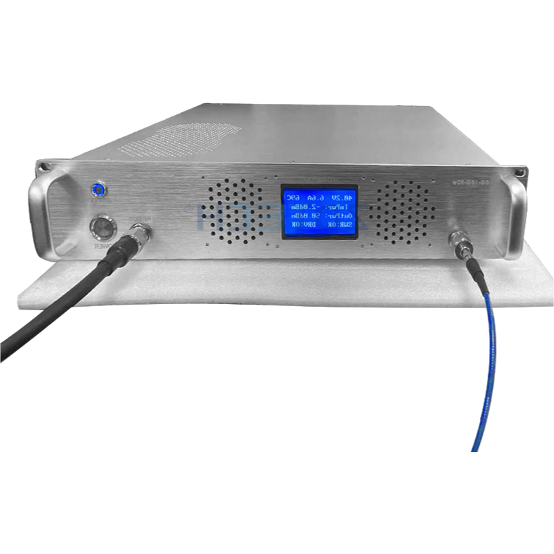500-6000MHz 50W Power Amplifier Module for Data Jamming with RoHS Certification and Heat Sink Requirement