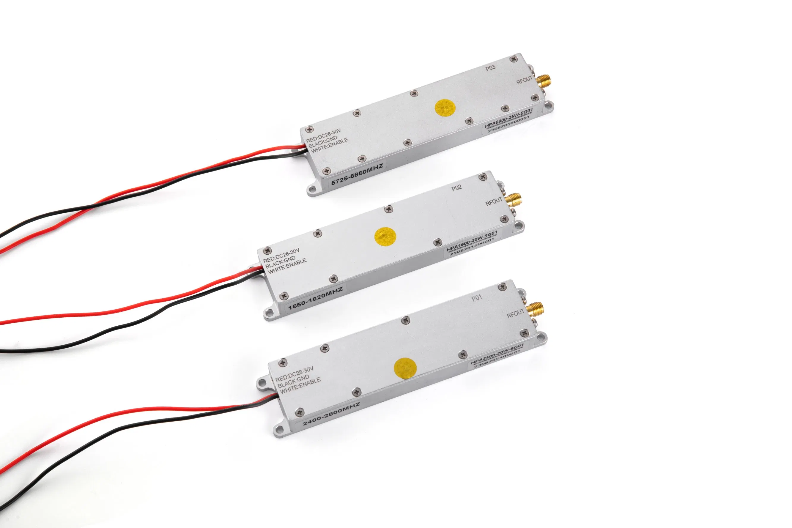 High Gain 45dBm 30W RF Power Amplifier Module for Anti-Drone Systems