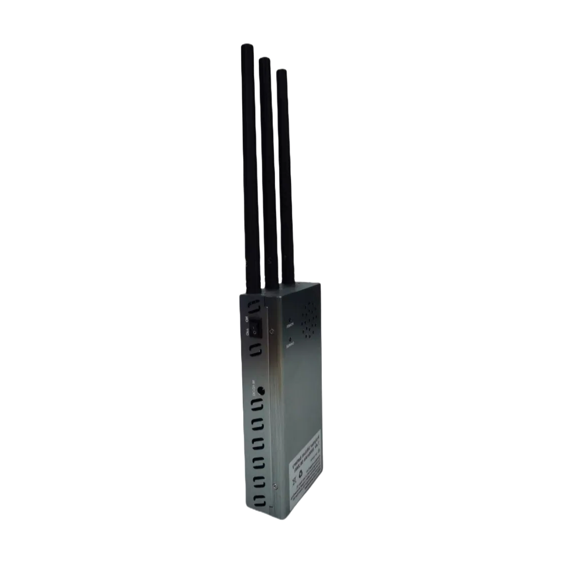 Customizable 4 Band Handheld Signal Jammer 30W Output for Remote Control GPS Lojack Interference