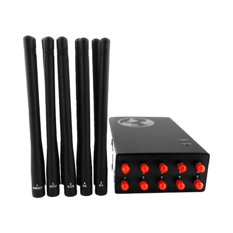 Wholesale Portable 10 Channel Signal Detector N10, Factory Supply 2G - 5G WIFI GPS Blocker, Custom Bands for School Meeting Room