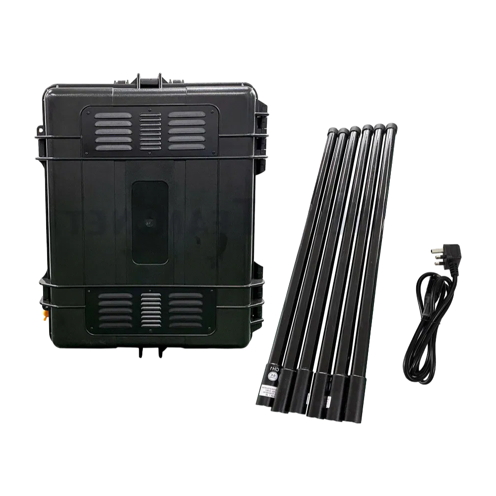 Wholesale Custom Briefcase IR Laser Telescope UAV Drone Jammer, Factory Supply Long Distance 320W Jamming Device