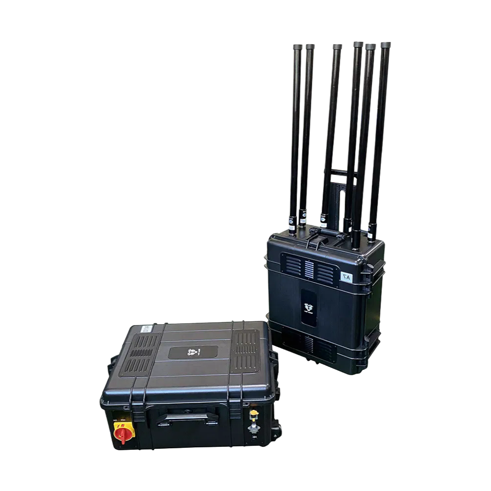 Wholesale Custom Briefcase IR Laser Telescope UAV Drone Jammer, Factory Supply Long Distance 320W Jamming Device
