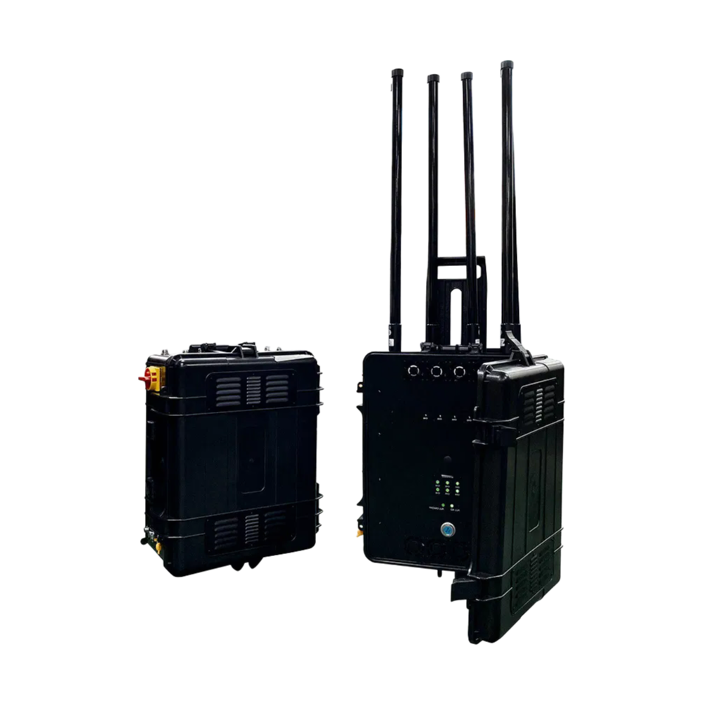 Wholesale Custom Briefcase IR Laser Telescope UAV Drone Jammer, Factory Supply Long Distance 320W Jamming Device