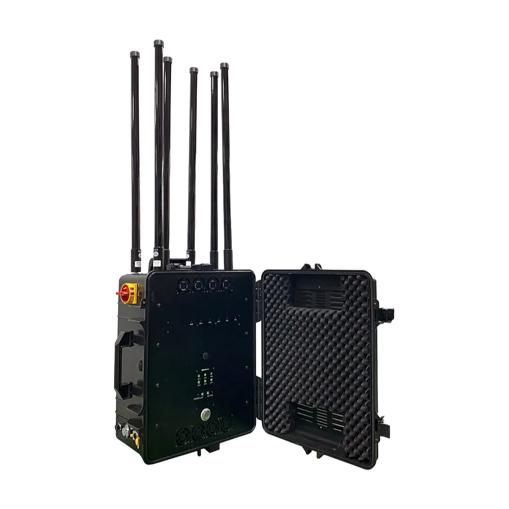 Wholesale Custom Briefcase IR Laser Telescope UAV Drone Jammer, Factory Supply Long Distance 320W Jamming Device