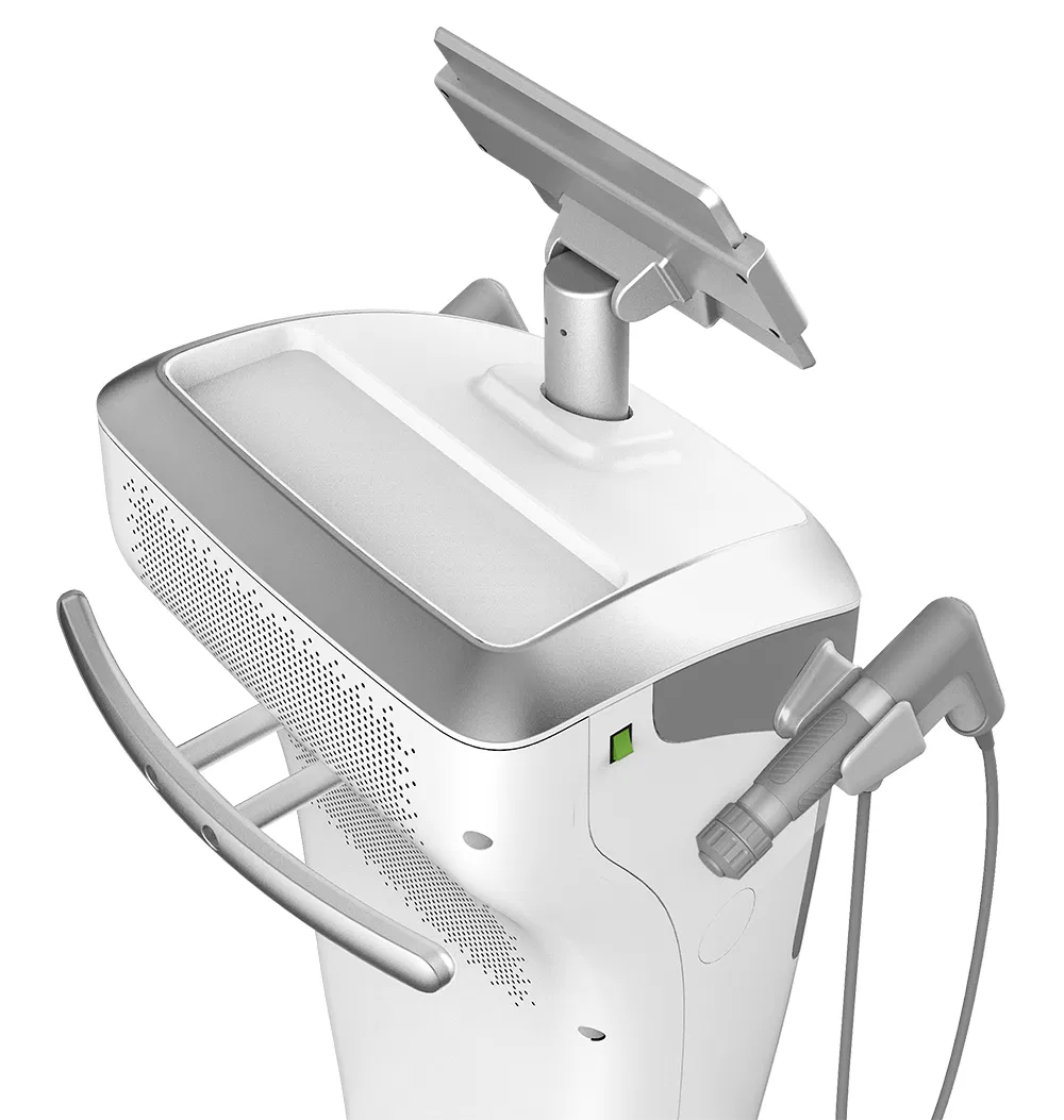 PS2 Shockwave Therapy Apparatus for Muscle Pain Relief - 5 Massage Heads 32mm Penetration