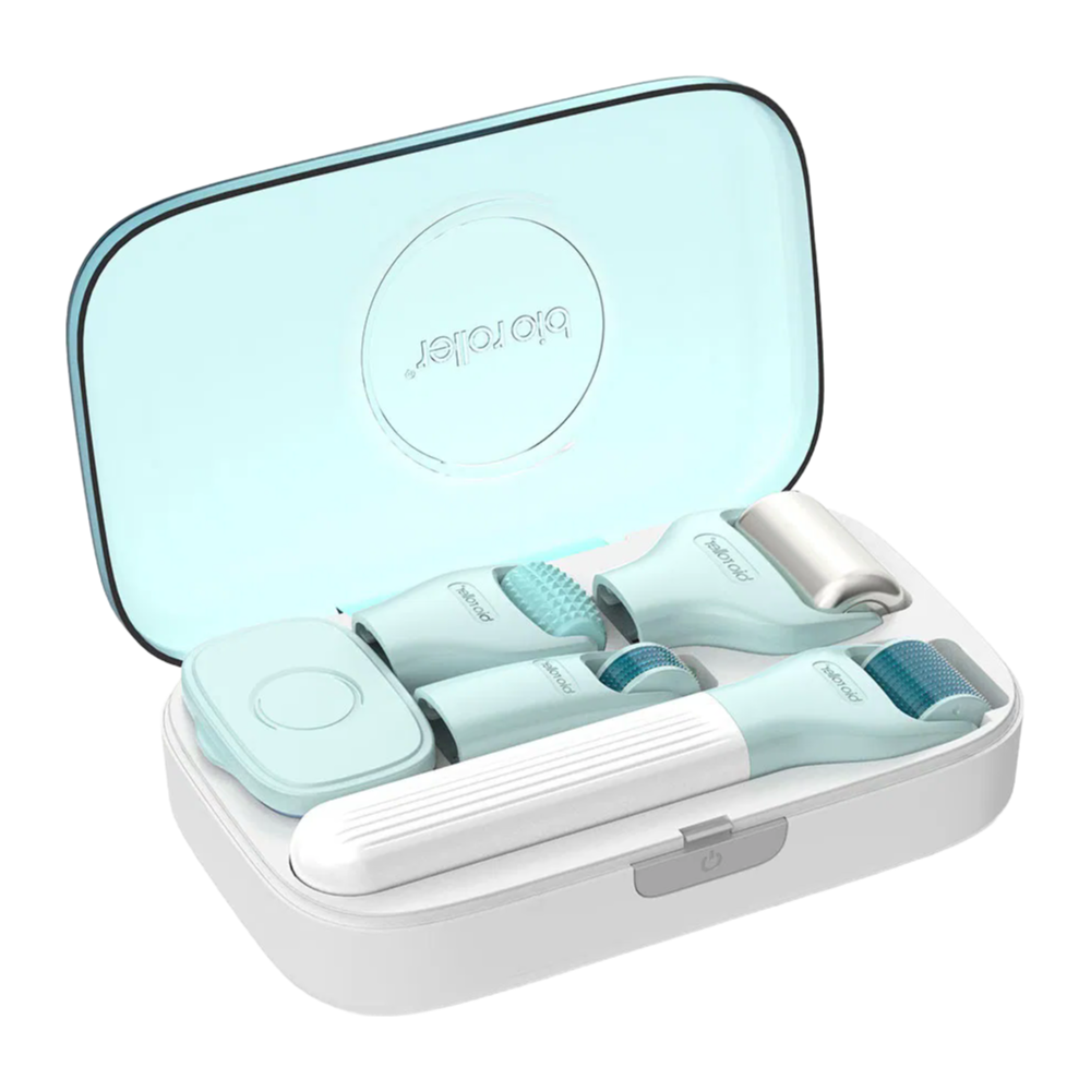 Customizable G10 Bio Roller with 4 Massage Heads for Salon and Home Skin Care
