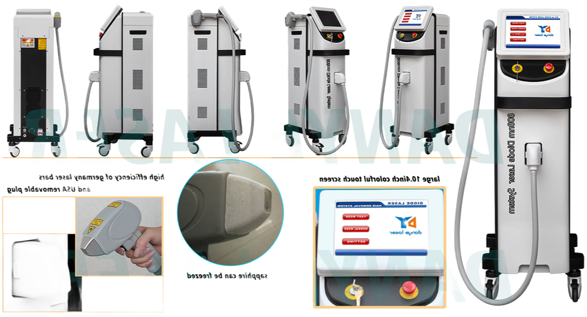 Advanced 808nm Diode Laser Permanent Hair Removal System with Multi-Language Support
