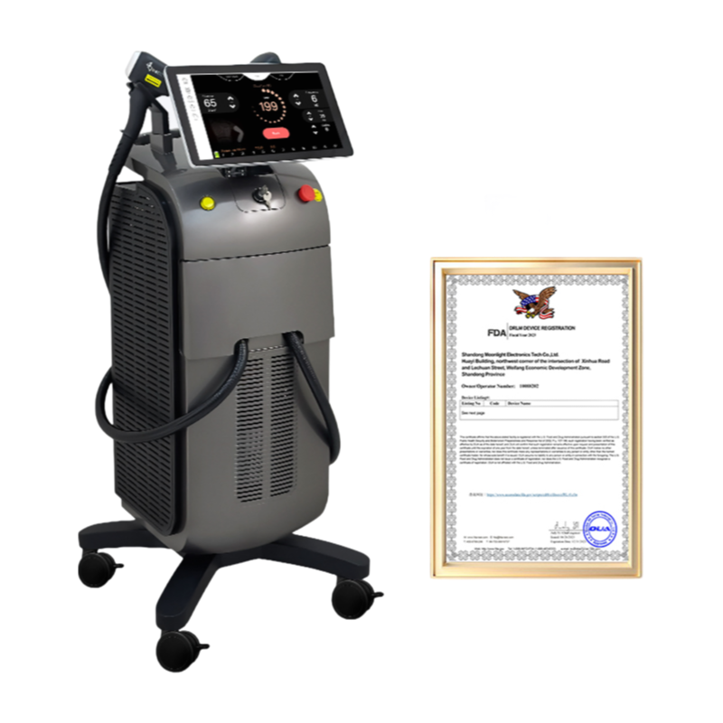 High Power Diode Laser Hair Removal Equipment with USA Coherent Laser Bar and Advanced Cooling System