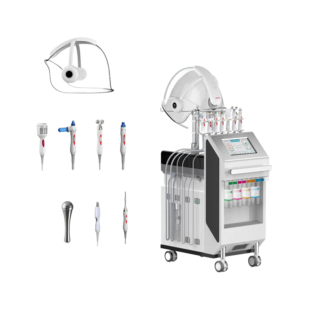 Professional Hydra Aqua Glow Beauty Facial Machine with Oxygen Treatment Technology