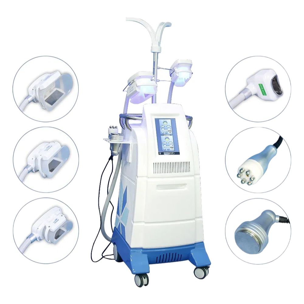 Dual Handle Cryolipolysis Slimming Machine for Salon and Home Use with 40KHz Cavitation Technology