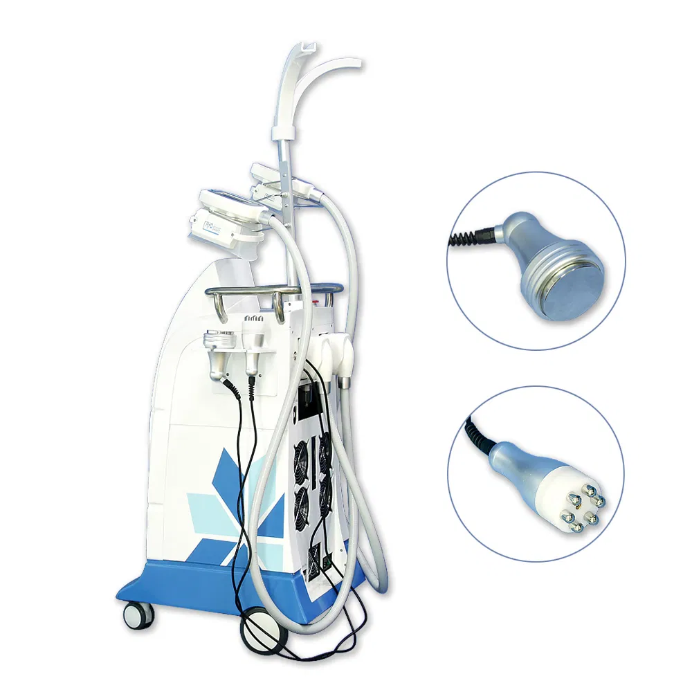 Dual Handle Cryolipolysis Slimming Machine for Salon and Home Use with 40KHz Cavitation Technology