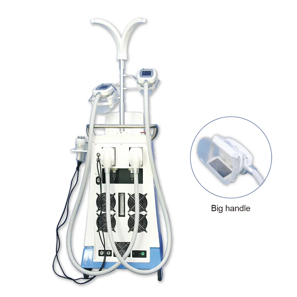 Dual Handle Cryolipolysis Slimming Machine for Salon and Home Use with 40KHz Cavitation Technology